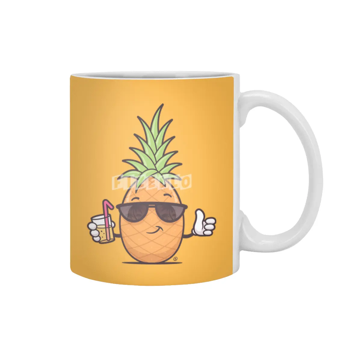 Cool Pineapple Beyaz Kupa