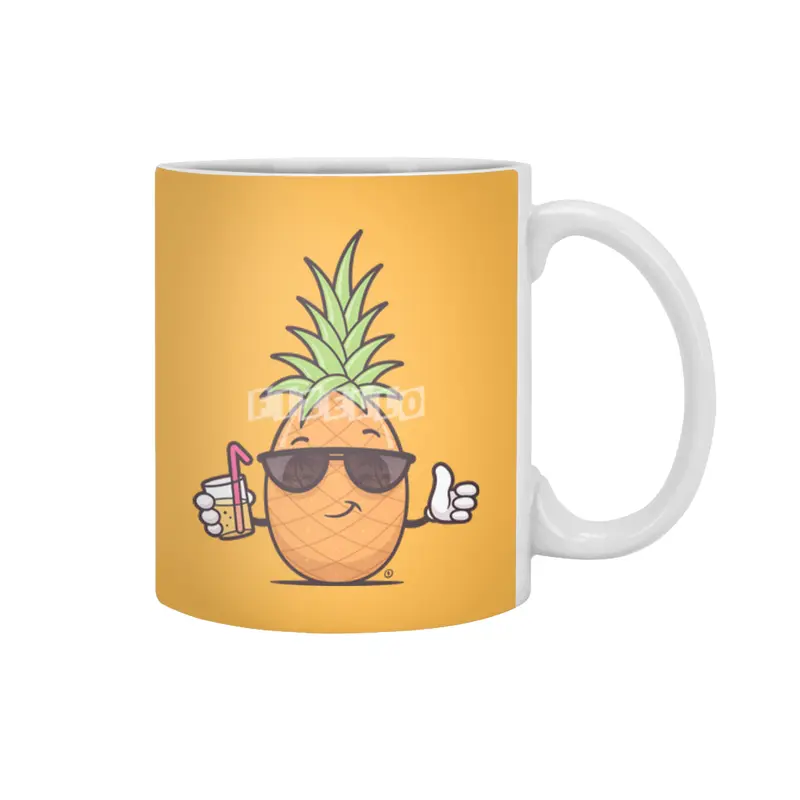 Cool Pineapple Beyaz Kupa
