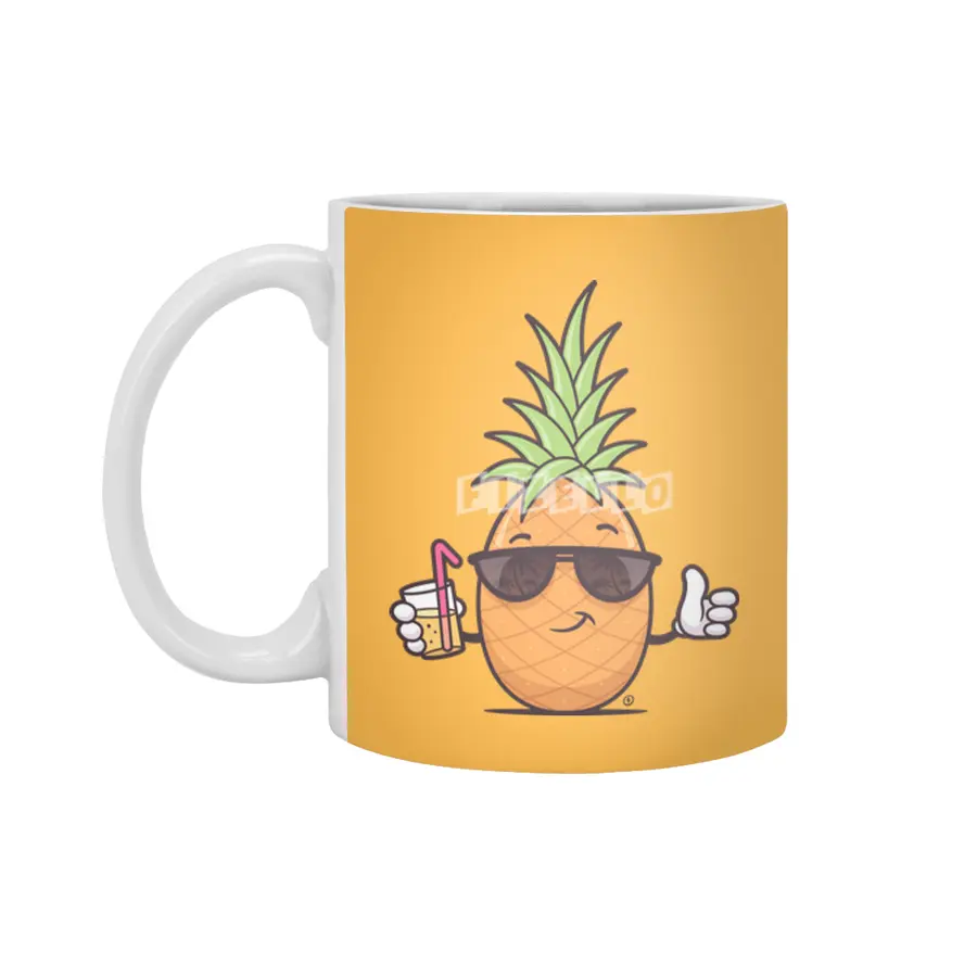 Cool Pineapple Beyaz Kupa