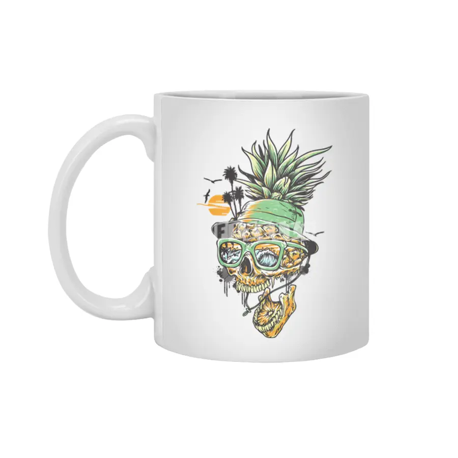 Summer Pineapple Beyaz Kupa