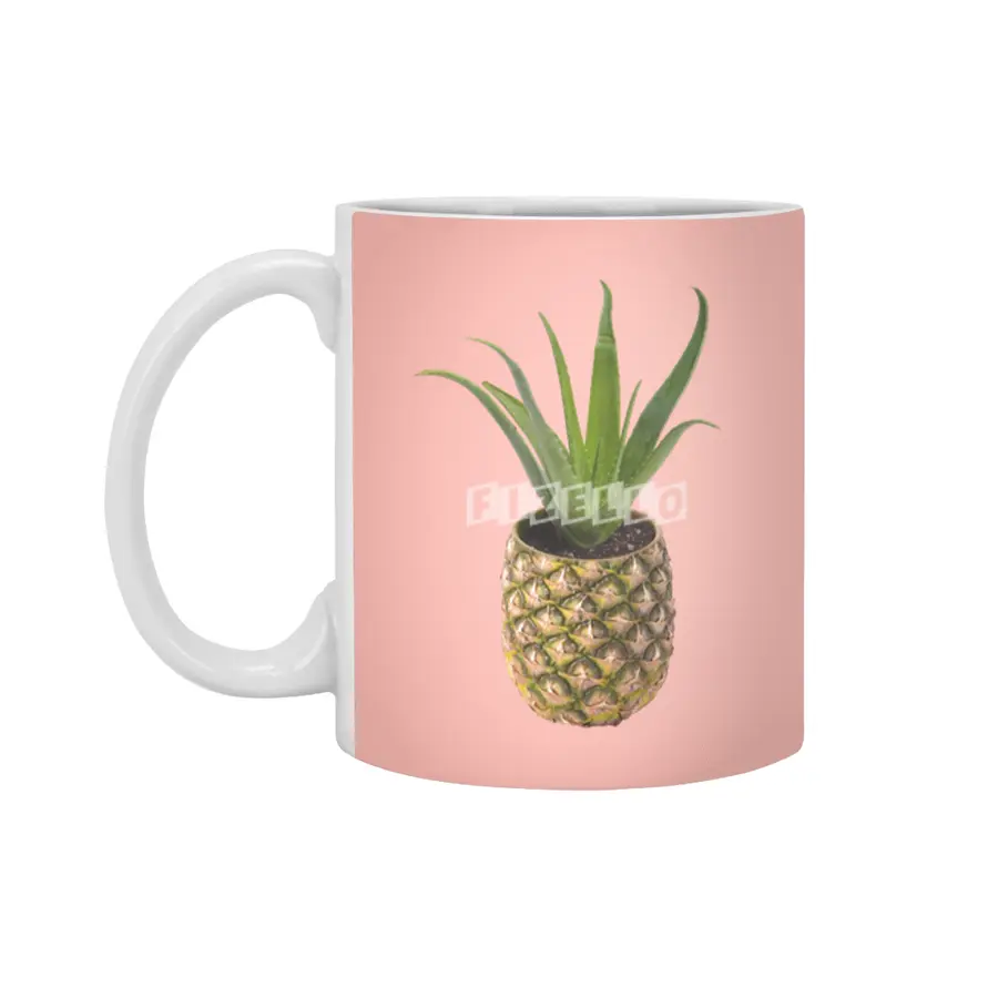 Pineapple Pot Beyaz Kupa