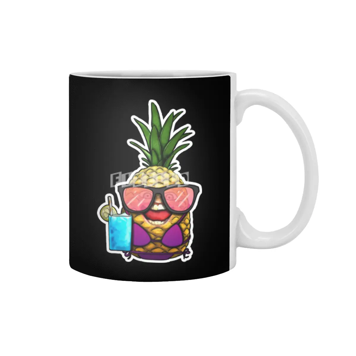 Casual Pineapple Beyaz Kupa