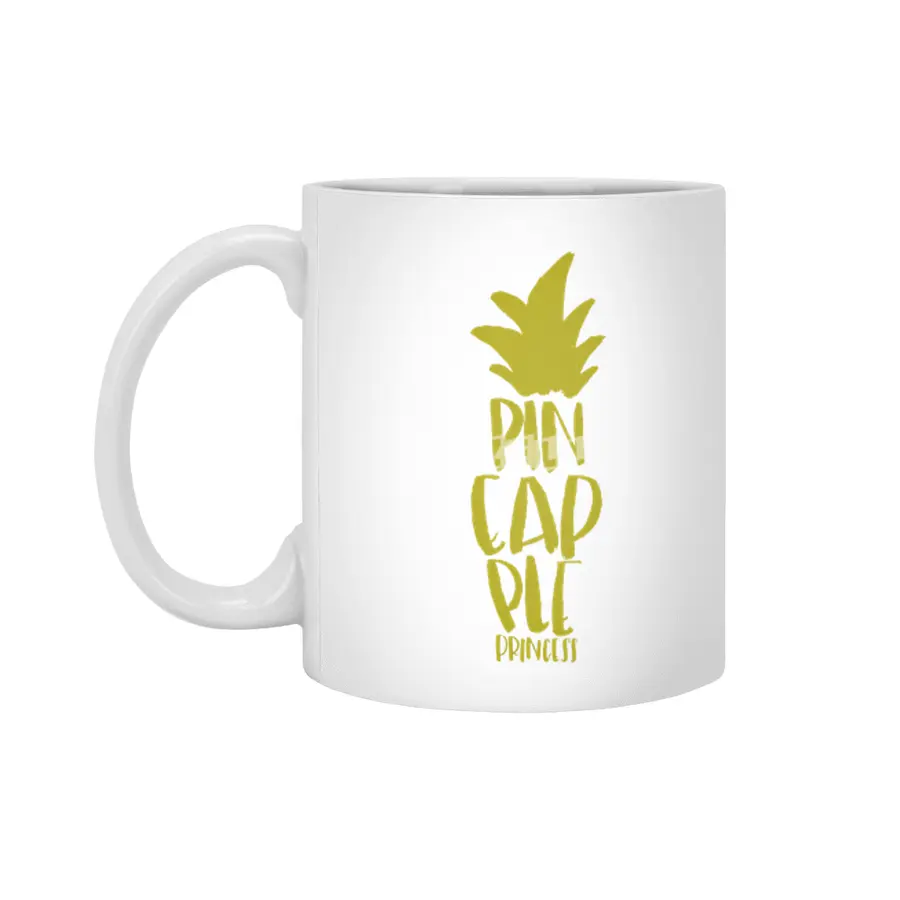 Pineapple Princess Beyaz Kupa