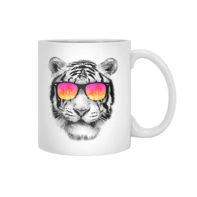 Summer Tiger Beyaz Kupa