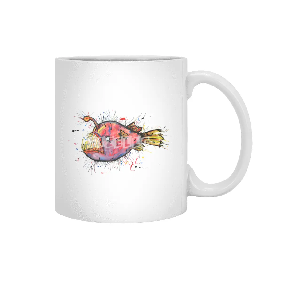 Angler Fish Beyaz Kupa