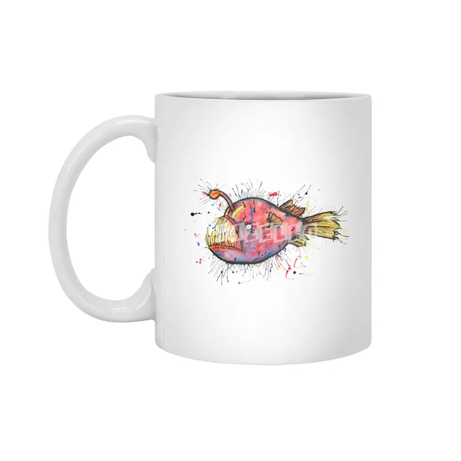 Angler Fish Beyaz Kupa