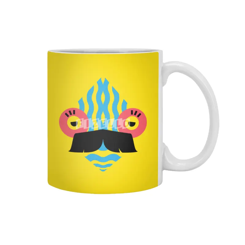 FishMustache Beyaz Kupa