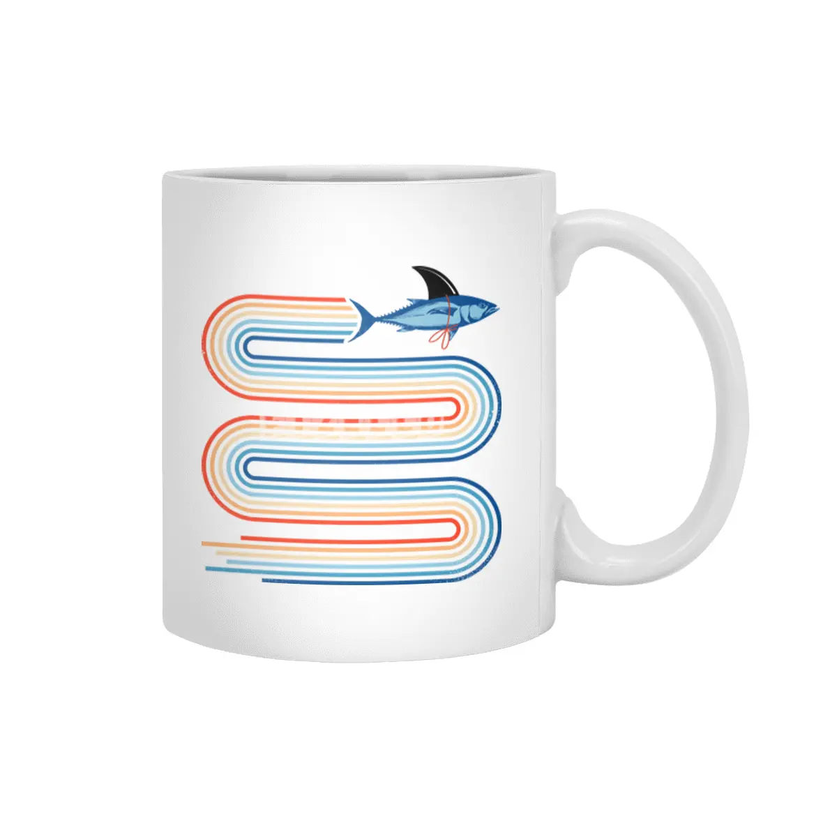 A Fish Attack Beyaz Kupa