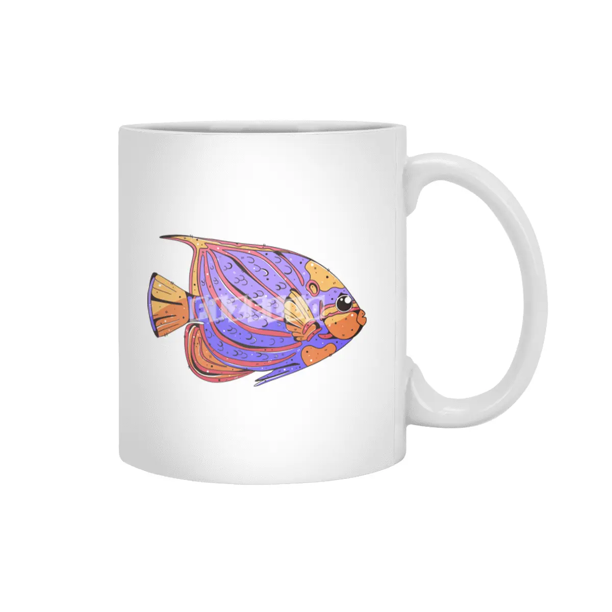 Bluering Angelfish Beyaz Kupa
