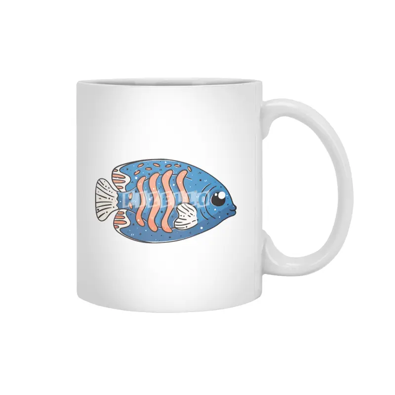 Cute Fish Beyaz Kupa
