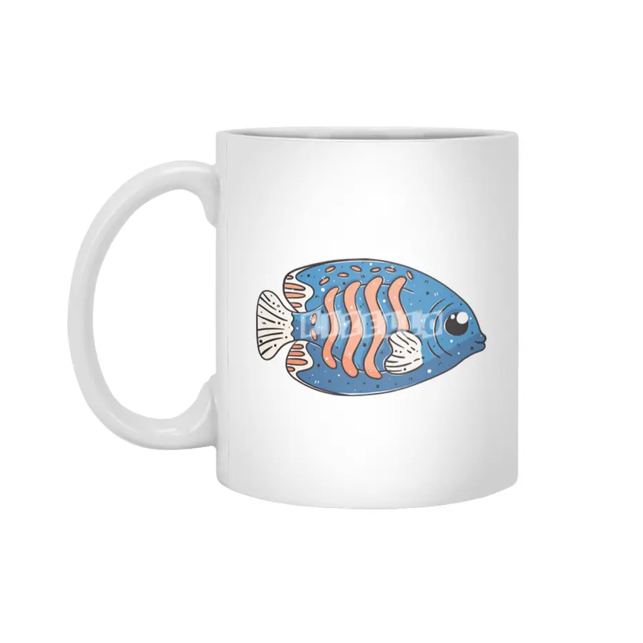 Cute Fish Beyaz Kupa