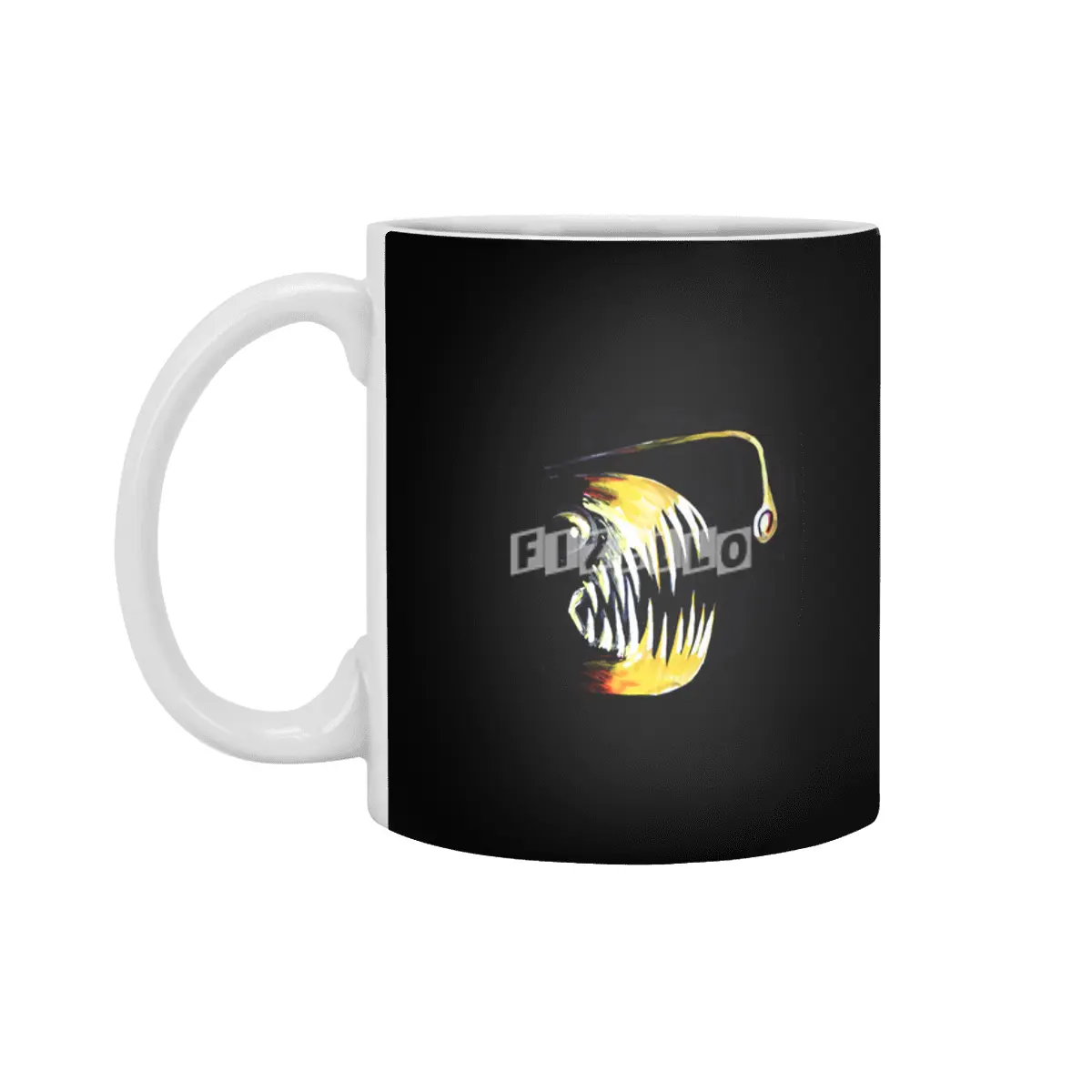 Angler fish! Beyaz Kupa