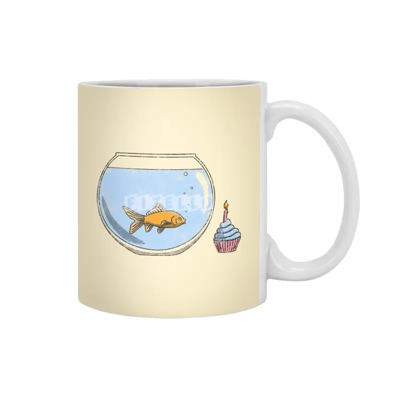 Party Fish Beyaz Kupa