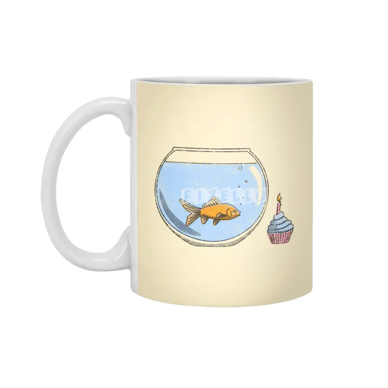 Party Fish Beyaz Kupa