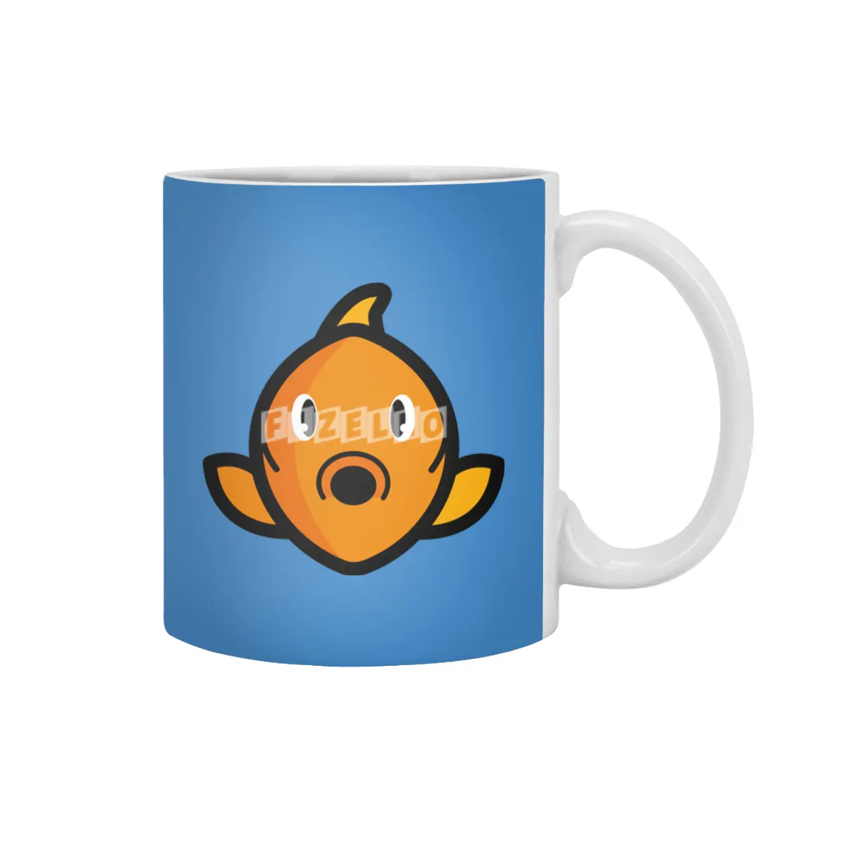 Happy little fish Beyaz Kupa