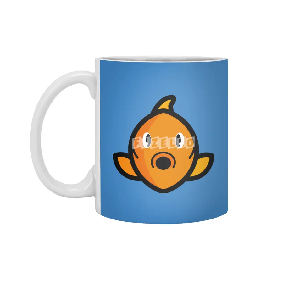Happy little fish Beyaz Kupa