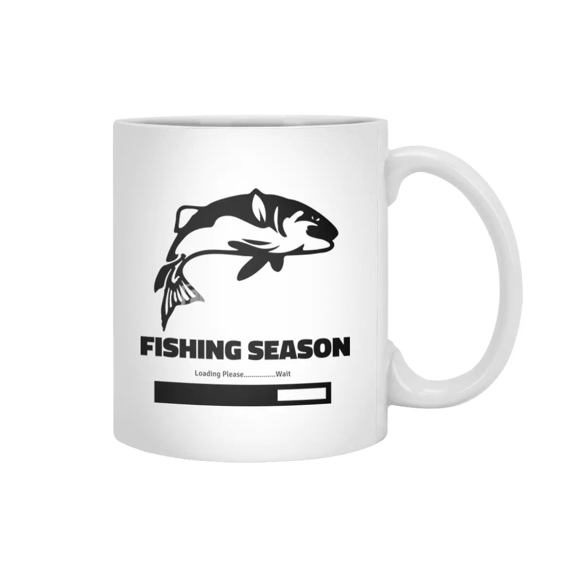 Fishing Season Loading Please Wait Beyaz Kupa