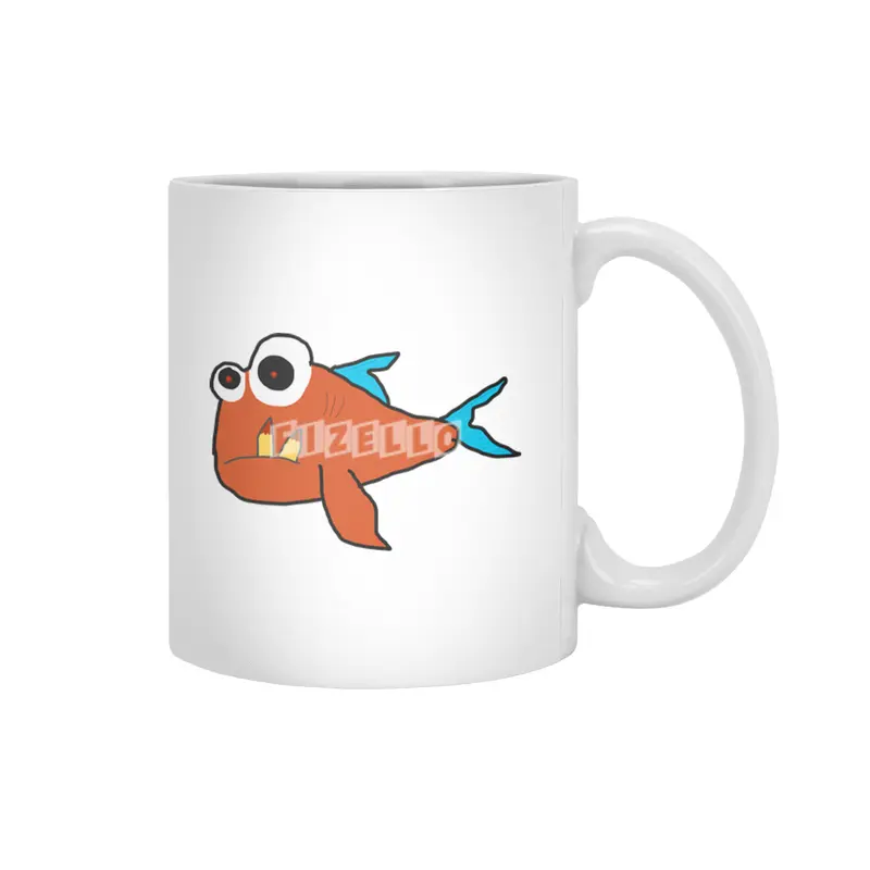 Trusty fish Beyaz Kupa
