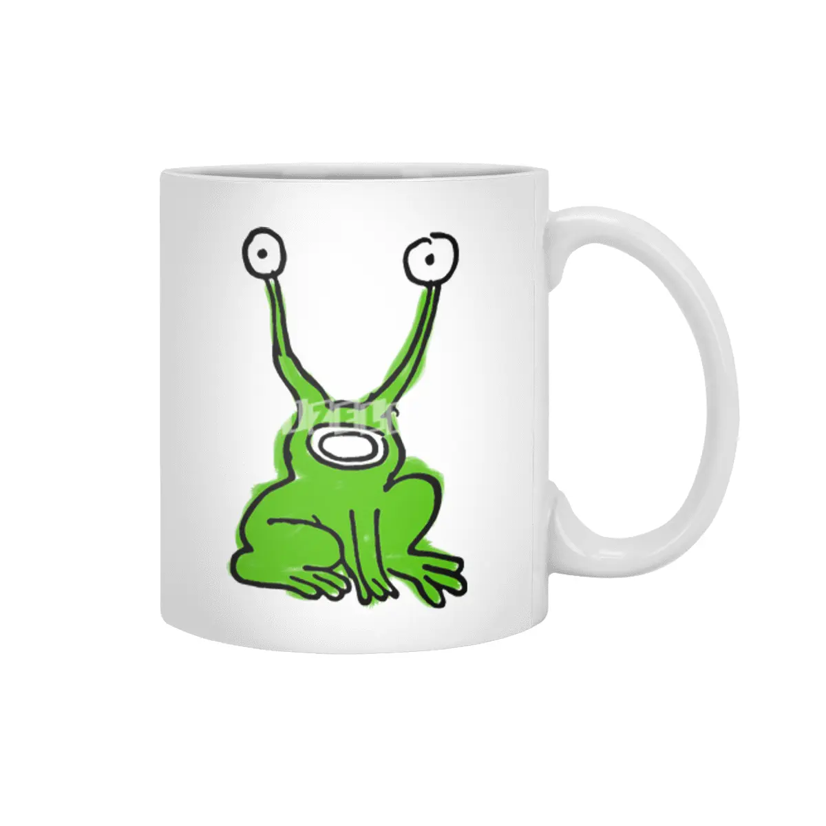 The Unfinished Frog Beyaz Kupa
