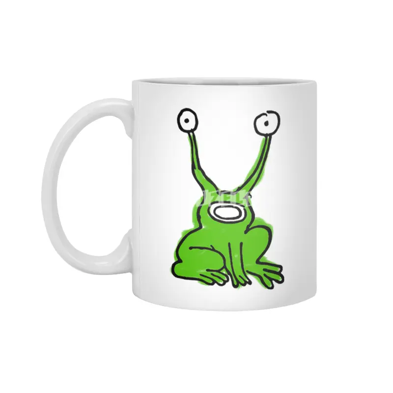 The Unfinished Frog Beyaz Kupa