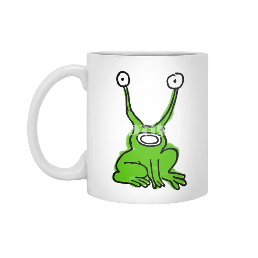 The Unfinished Frog Beyaz Kupa