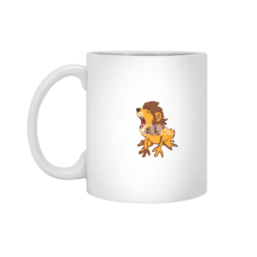 lion frog Beyaz Kupa