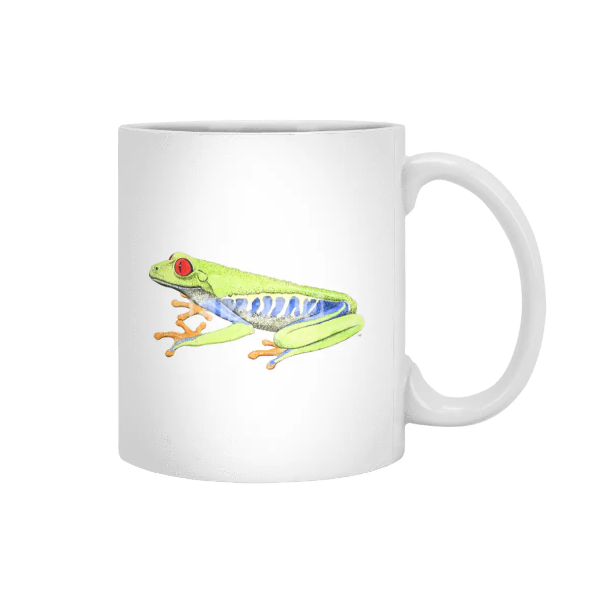 Red-eyed tree frog Beyaz Kupa