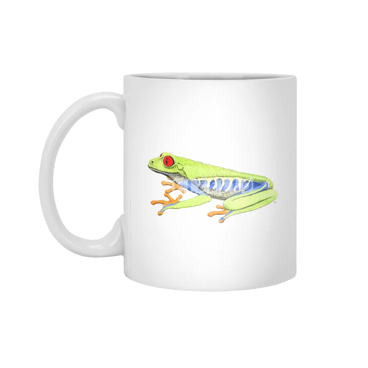 Red-eyed tree frog Beyaz Kupa