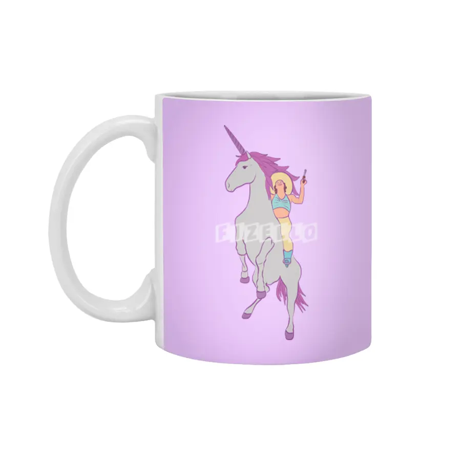 Magical Cowgirl Beyaz Kupa