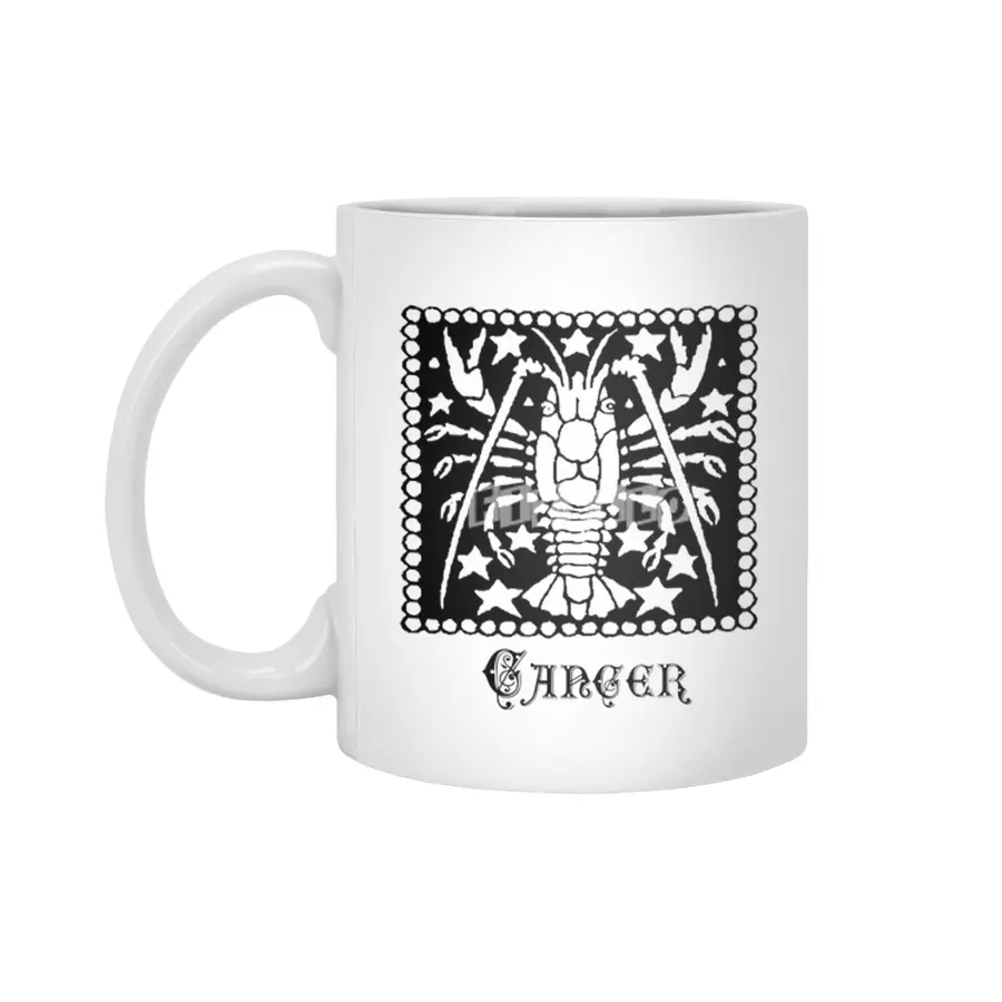 Cancer Birth Sign Zodiac Horoscope Symbol Astrology Sign Beyaz Kupa