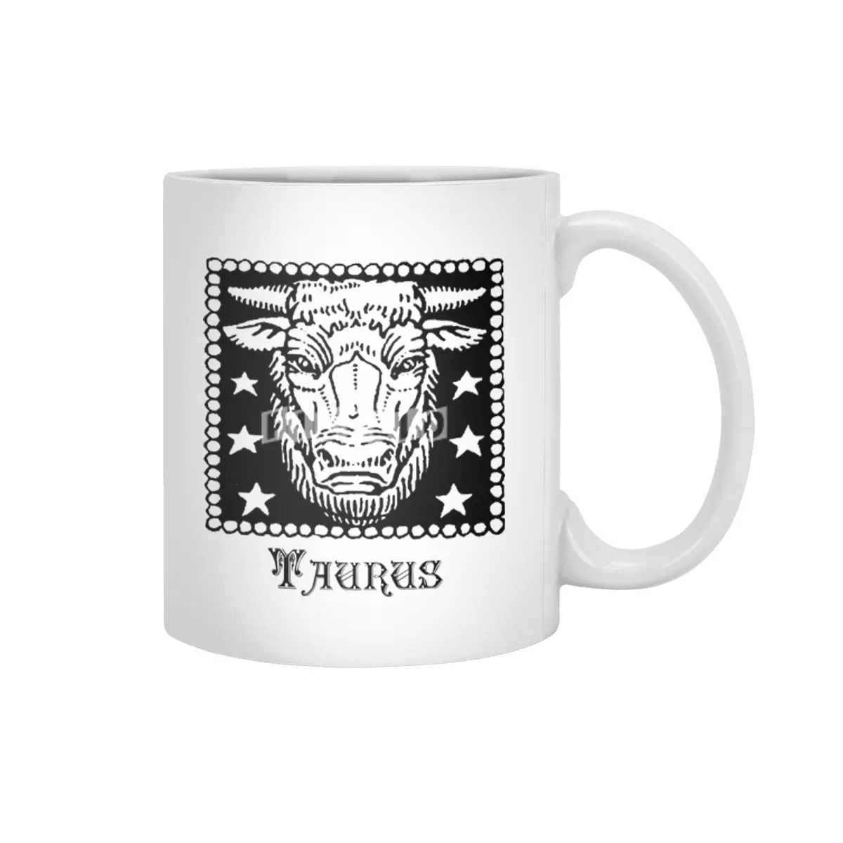 Taurus Birth Sign Zodiac Horoscope Symbol Astrology Sign Beyaz Kupa