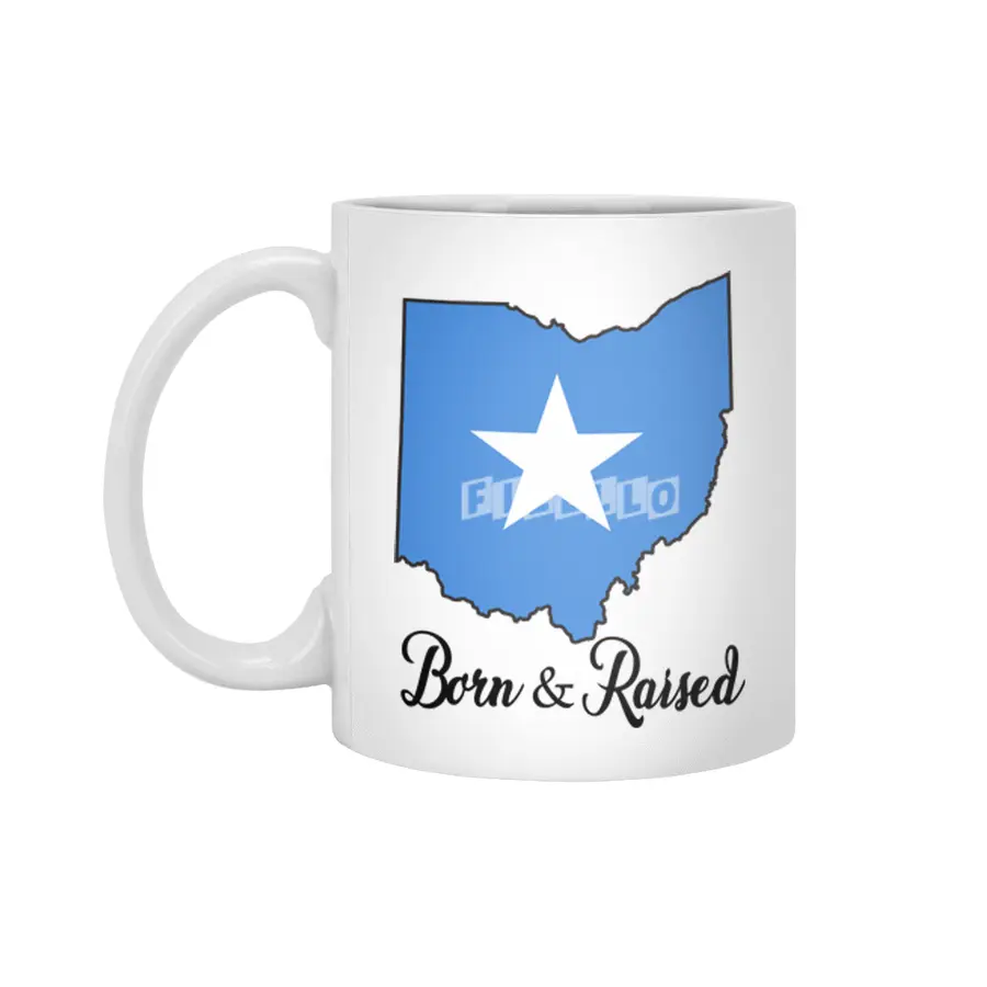 Born in Somalia Raised in Ohio Beyaz Kupa