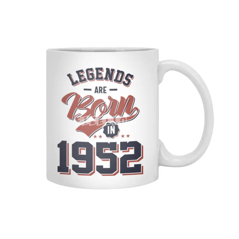 Legends Are Born in 1952 Birthday Gift Beyaz Kupa