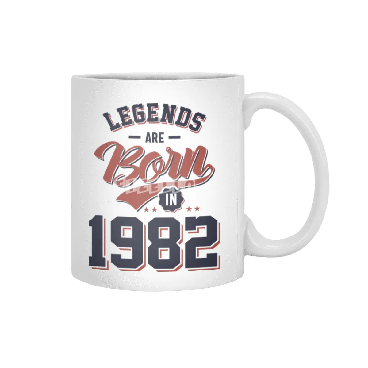 Legends Are Born in 1982 Birthday Gift Beyaz Kupa