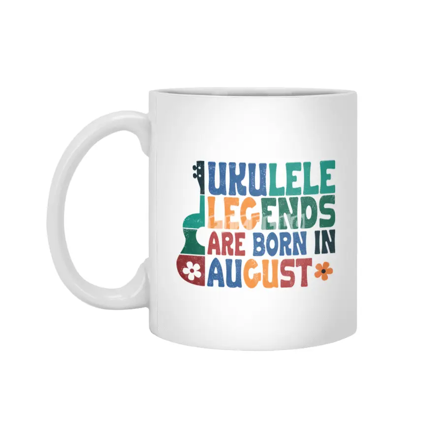 Ukulele Legends are born in August Beyaz Kupa