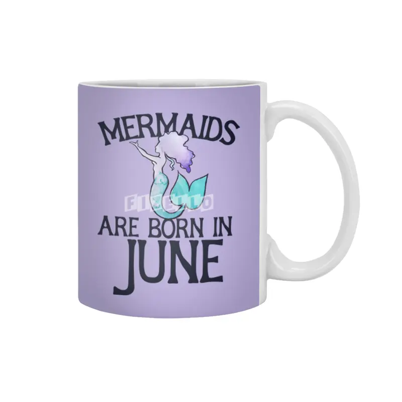 Mermaids are born in June Beyaz Kupa