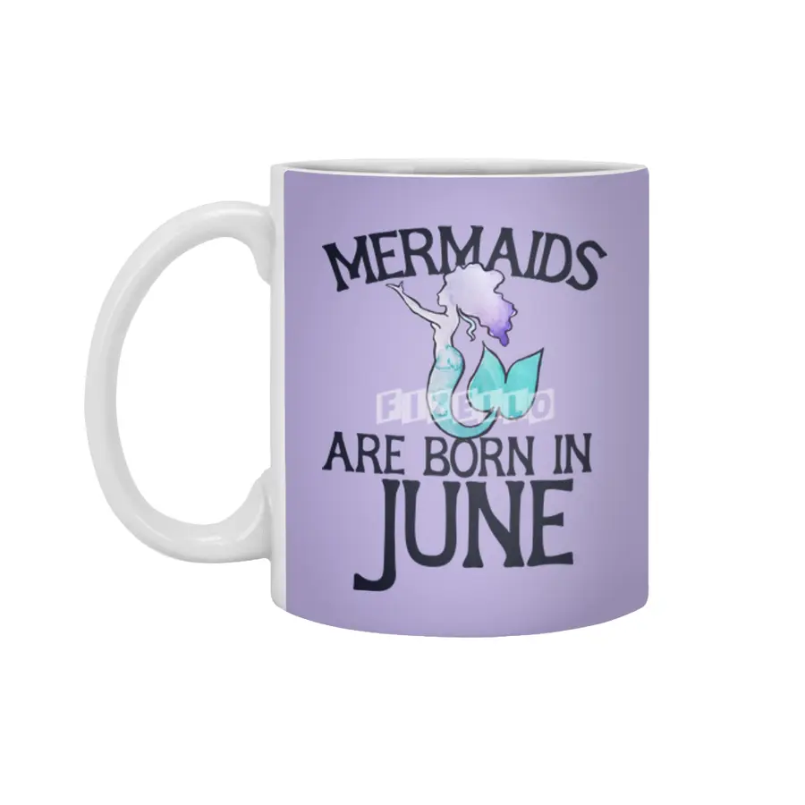 Mermaids are born in June Beyaz Kupa