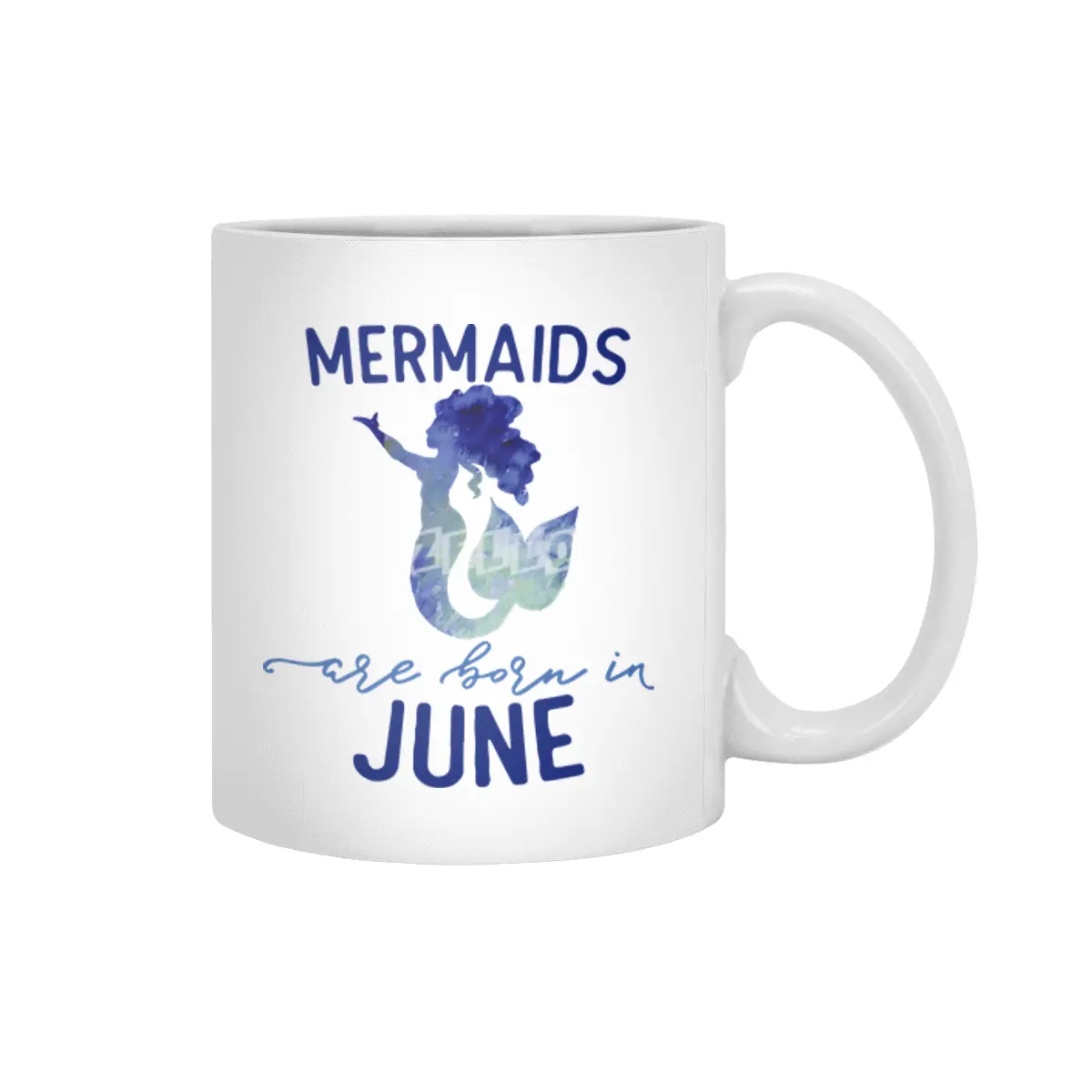 Mermaids are born in June Beyaz Kupa