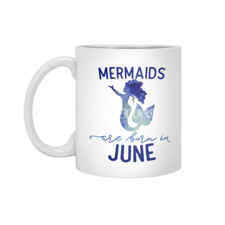 Mermaids are born in June Beyaz Kupa