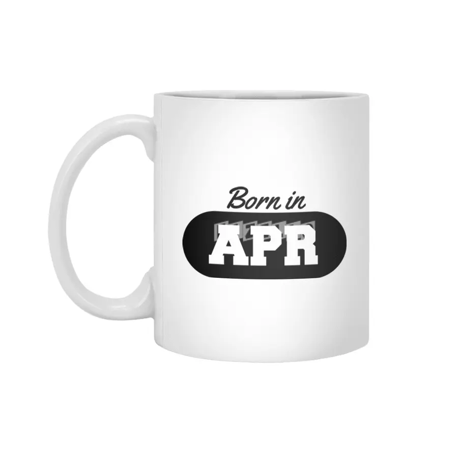 Born in April Beyaz Kupa