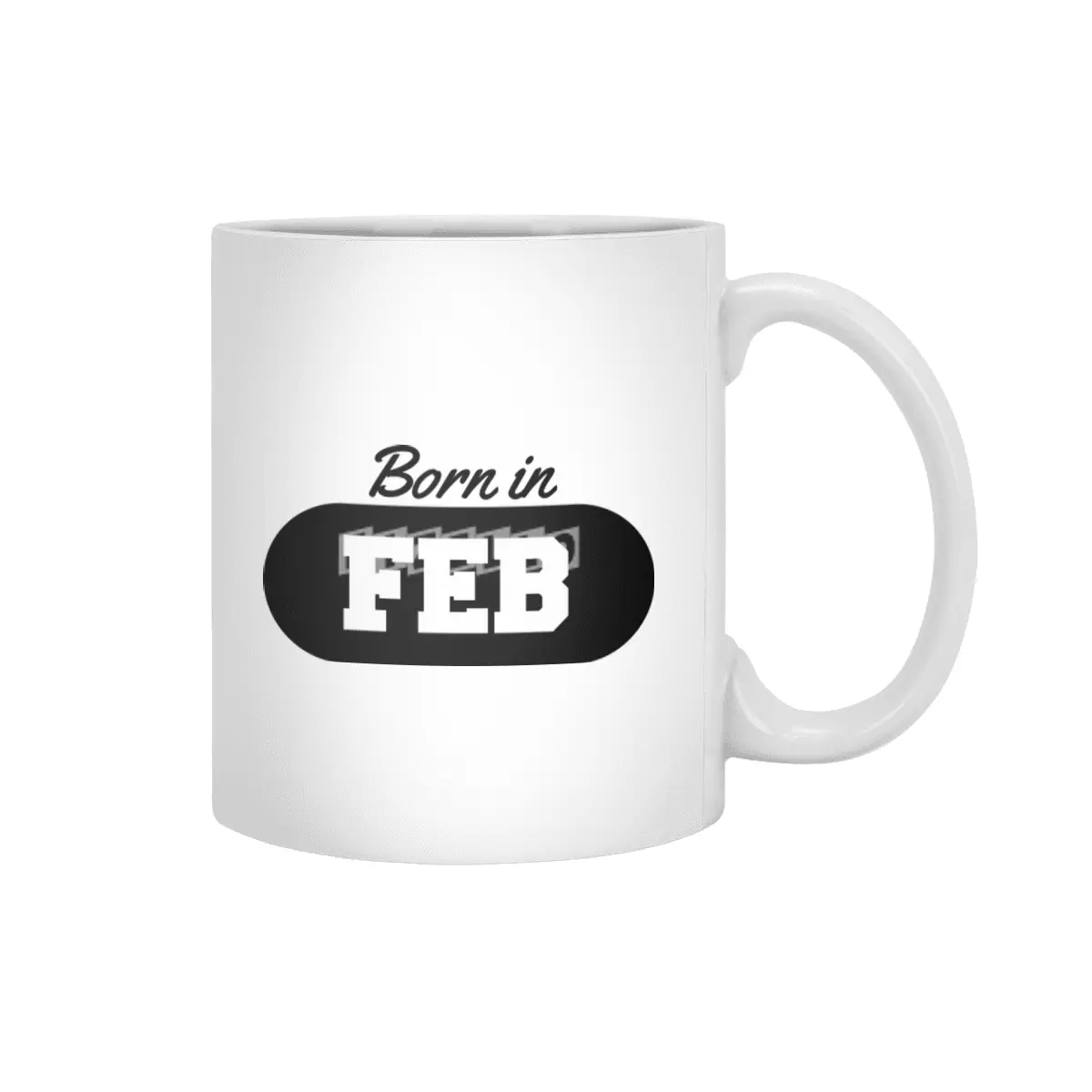 Born in February Beyaz Kupa