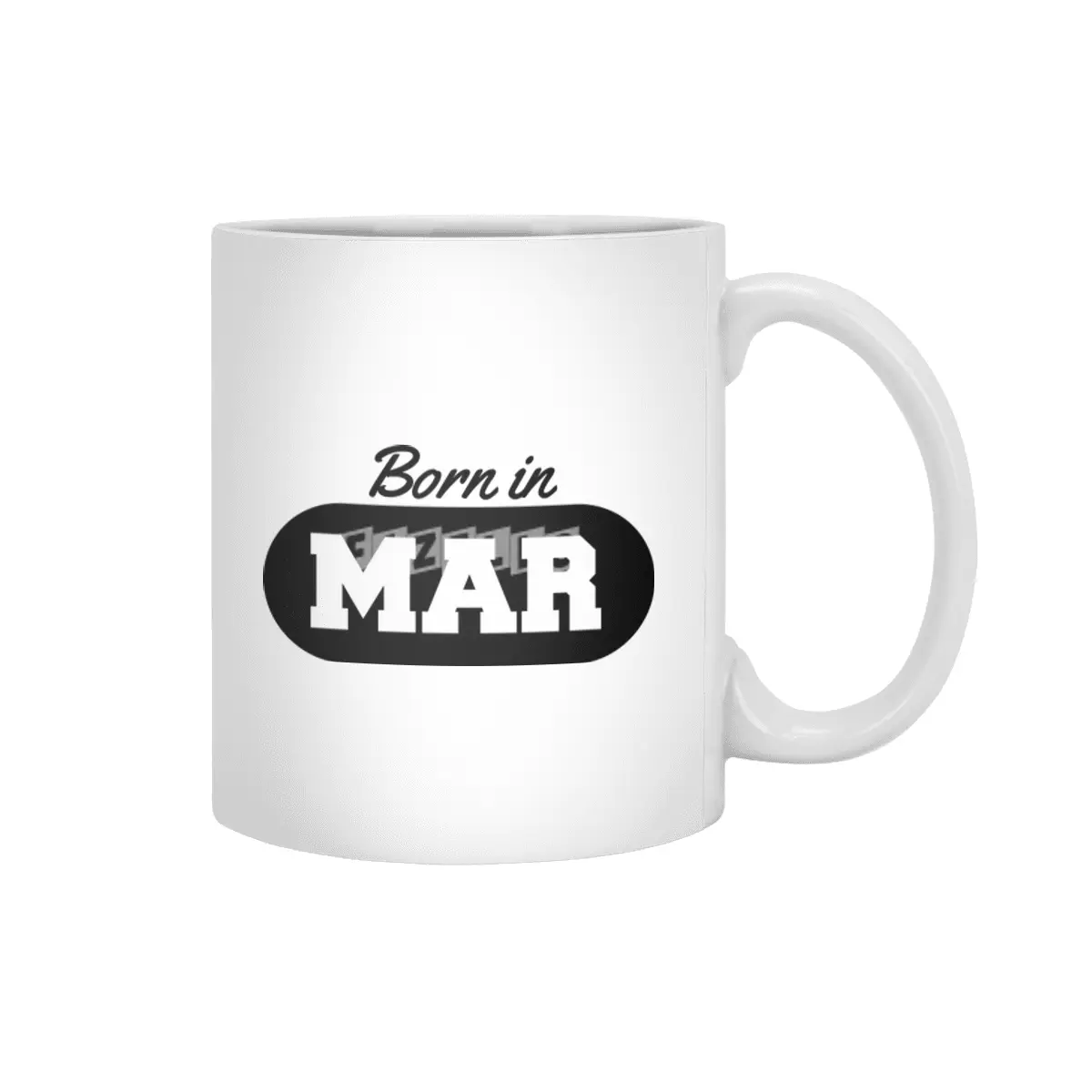 Born in March Beyaz Kupa