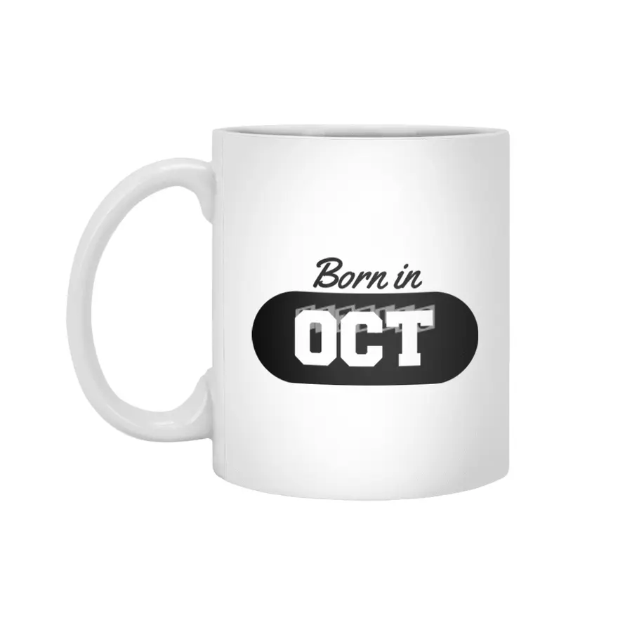 Born in October Beyaz Kupa