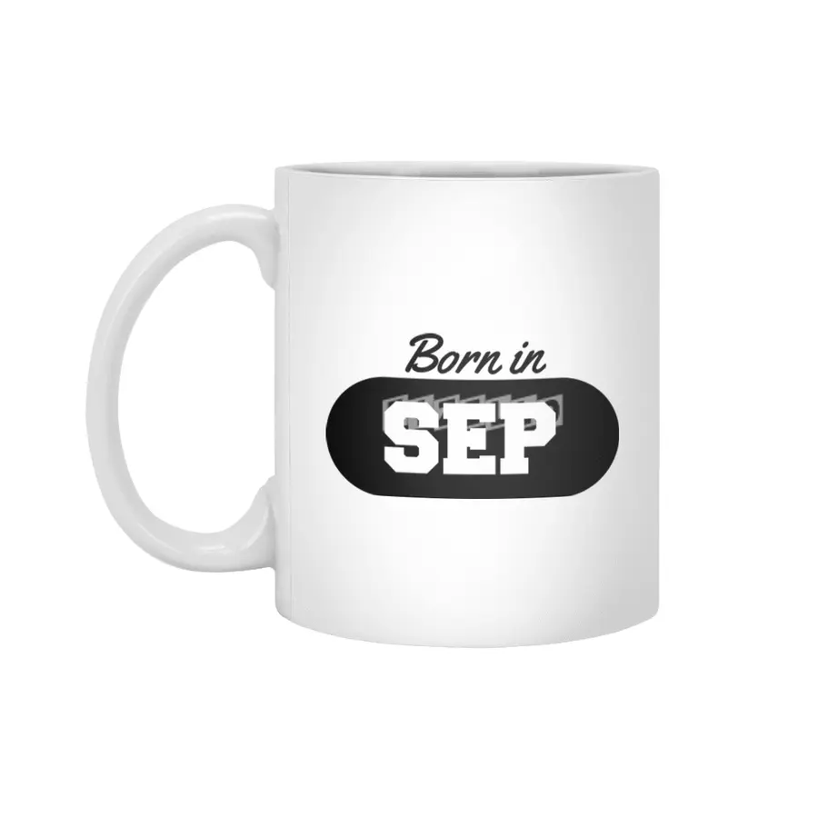 Born in September Beyaz Kupa