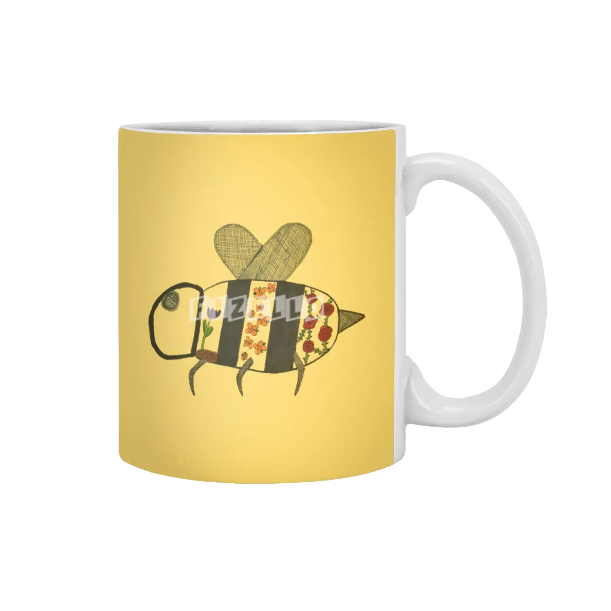 A Busy Pollinator by Ben A. Beyaz Kupa