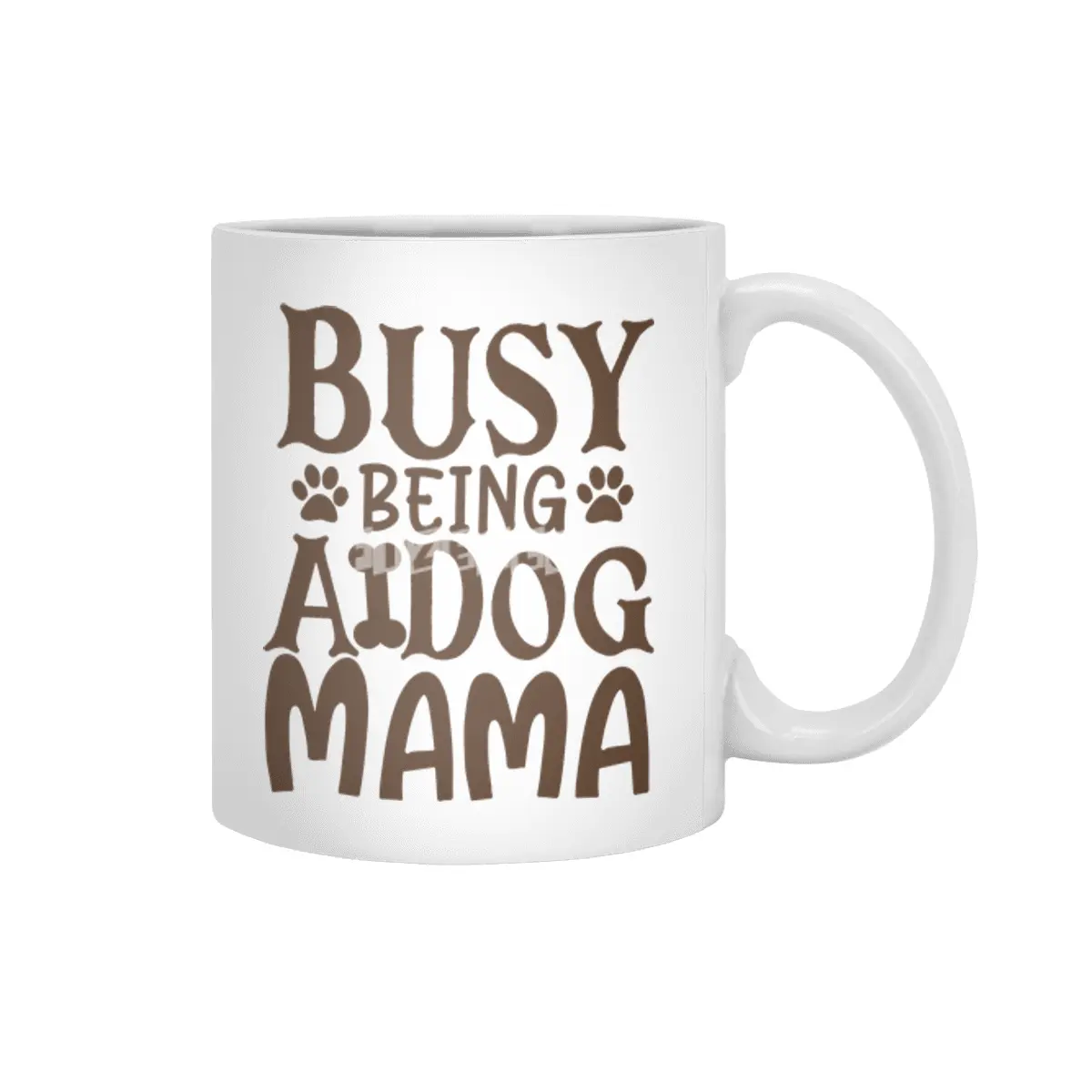 Busy Being A Dog Mama Beyaz Kupa