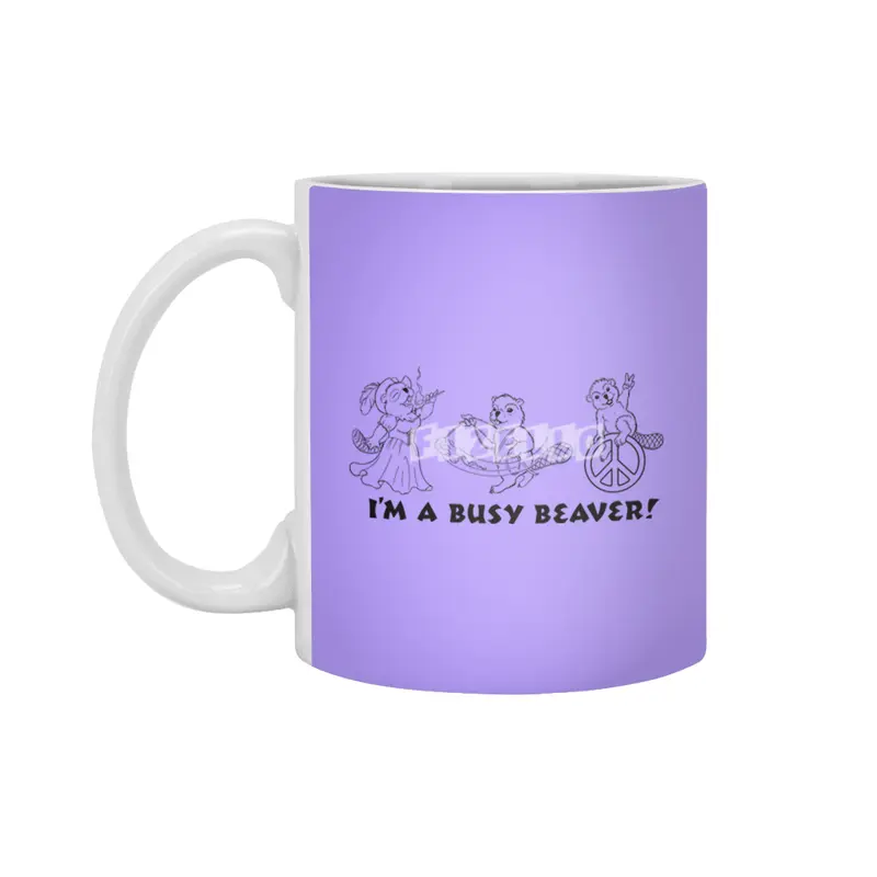 You're a Busy Beaver! Beyaz Kupa