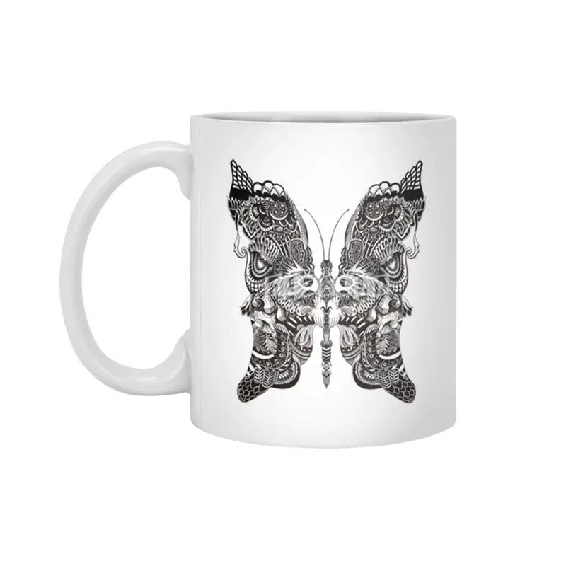 Butterfly Beyaz Kupa