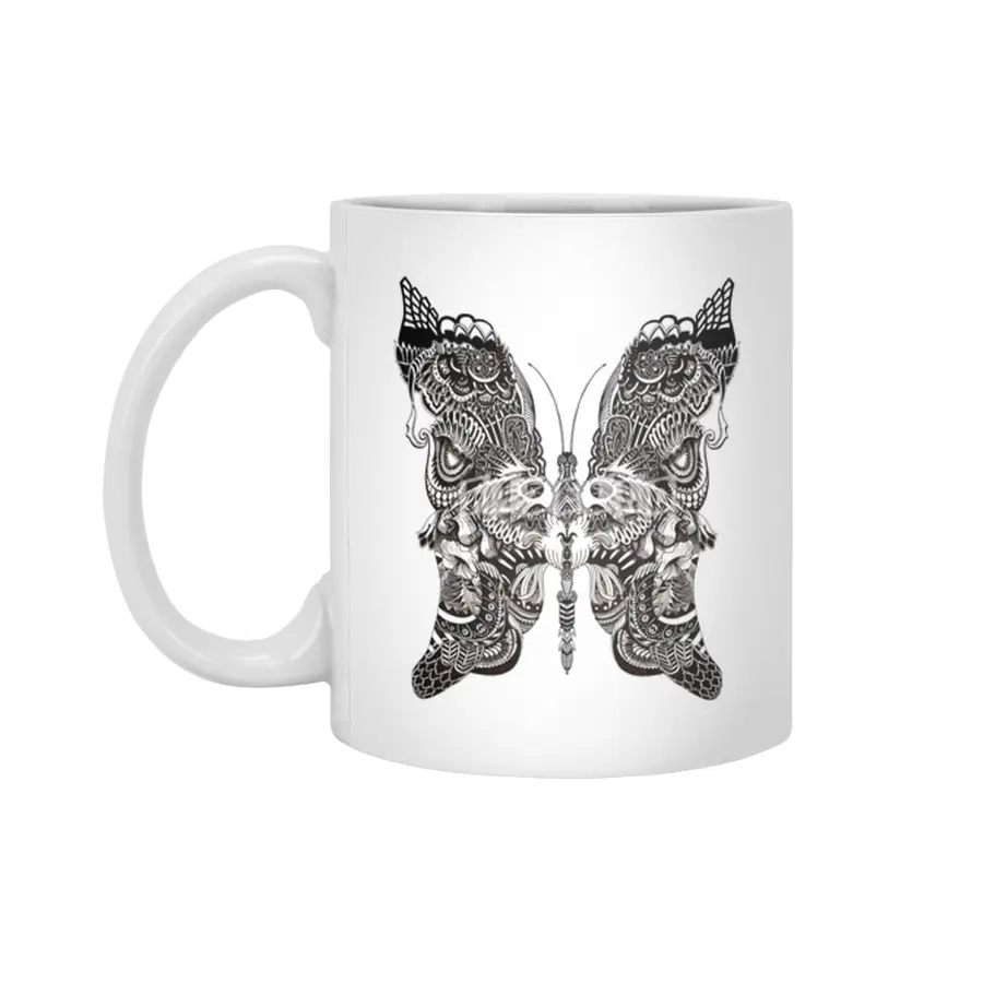 Butterfly Beyaz Kupa