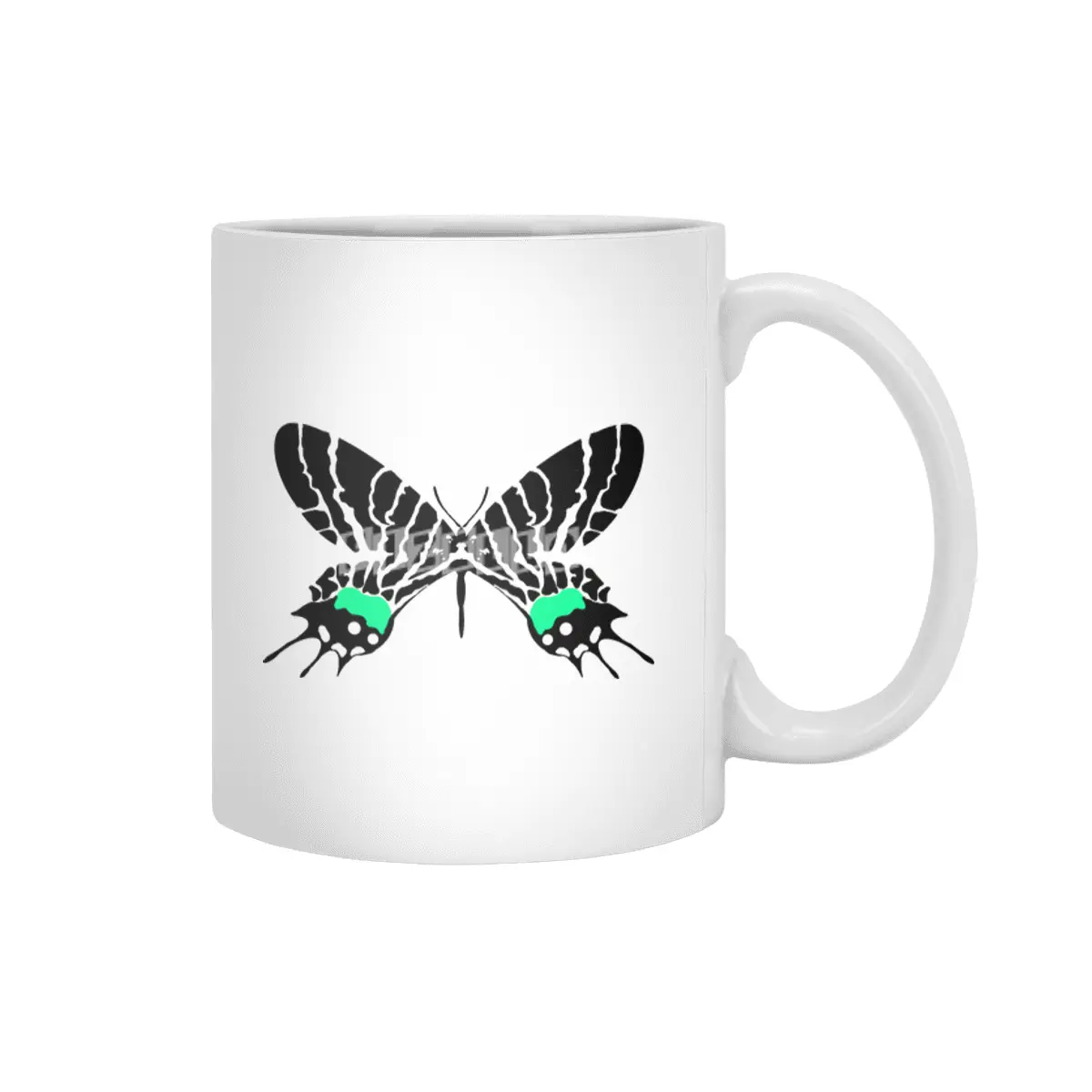 minty butterfly Beyaz Kupa